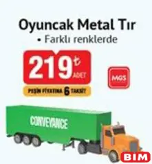MGS OYUNCAK METAL TIR FARKLI RENKLERDE MGS OYUNCAK METAL TIR FARKLI RENKLERDE